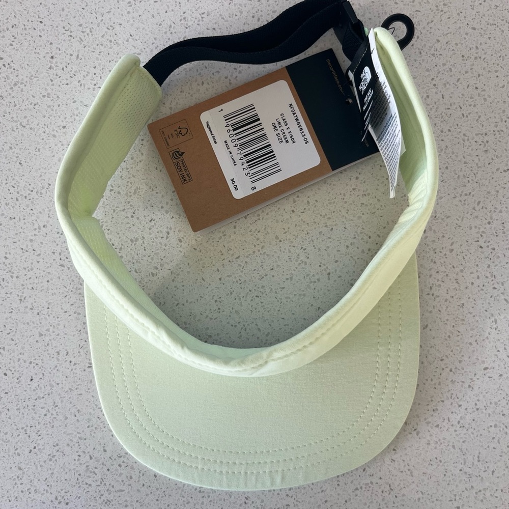 The North Face Women's Class V Visor, Lime Cream, NWT
